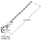 Fleet Engineers Cable Set, Roll-Up Door, Std, 105.00 In. Cable, 5/16 Cable Eye, 7 X 19 Stainless 025-01431 - alternate 2